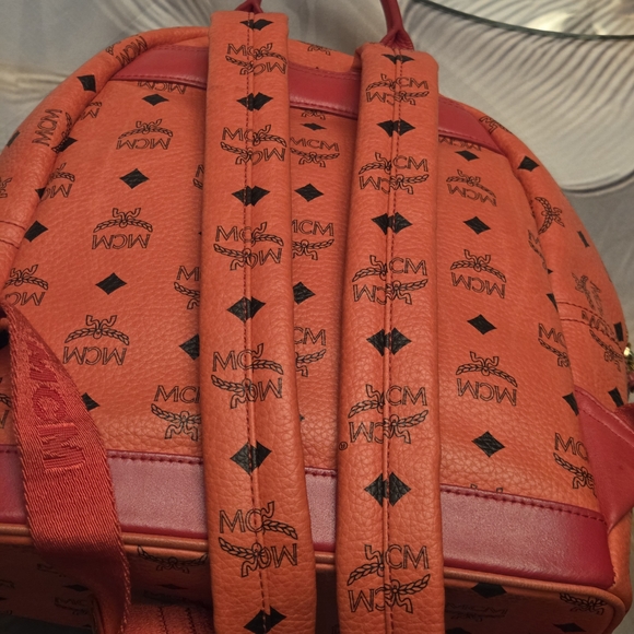 MCM Red Backpack - Picture 8 of 10